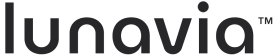 Black text logo reading 'lunavia' on a transparent background.